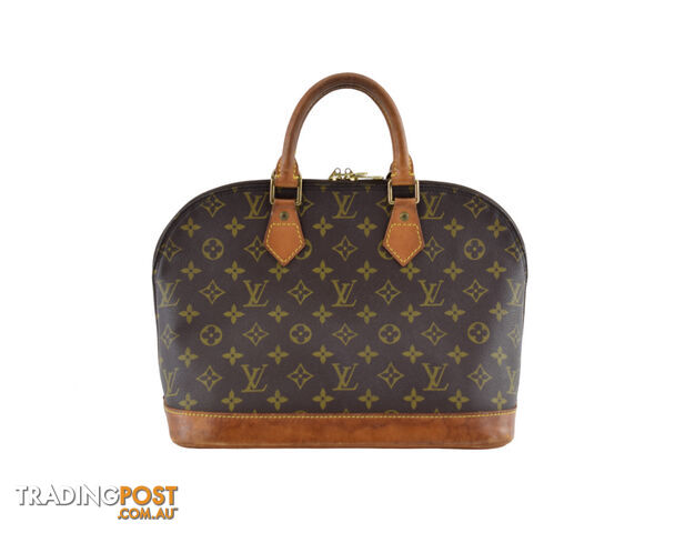 Louis Vuitton Alma Shoulder Bag PM Brown Canvas/Leather