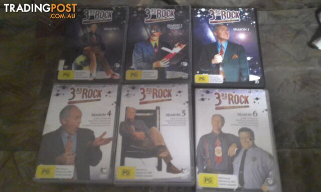 3rd rock from the sun . Complete collection seasons 1-6 $40ono