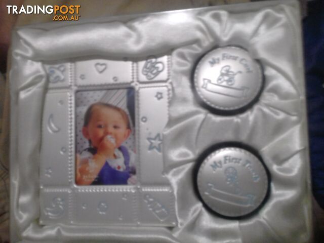 Photo frame 6cmx8cm first curl-hair first tooth . BRAND NEW$30ono