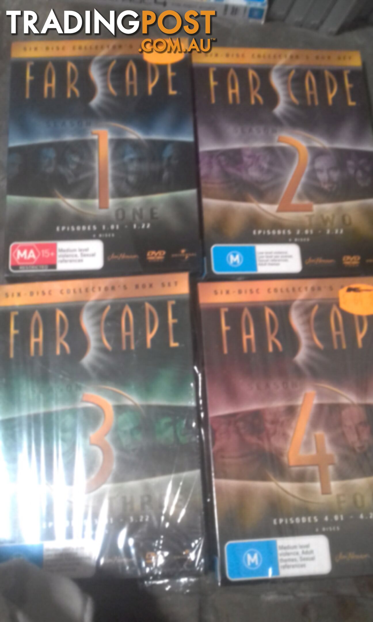 Farscape complete collection brand NEW season 1-4 $30ono