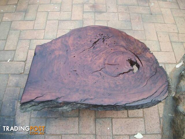 Australian Hardwood timber slabs & burls - blackbutt, red gum etc