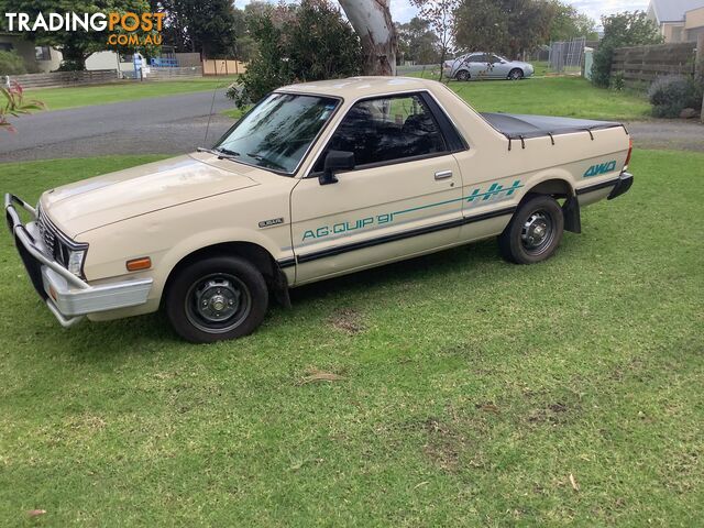 1991 Subaru Brumby Ute Manual Ag Quip