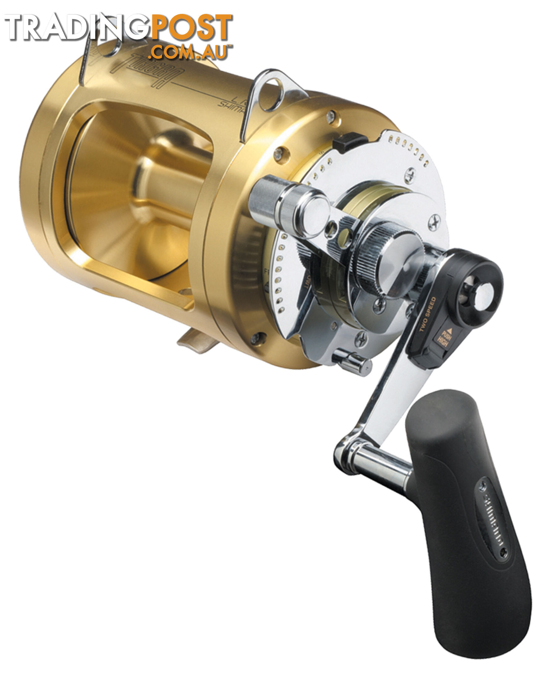 Shimano Tiagra Fishing Reel 30 WLRSA - 2 Speed Game Reel - TI30WLRSA - Shimano - 022255067959