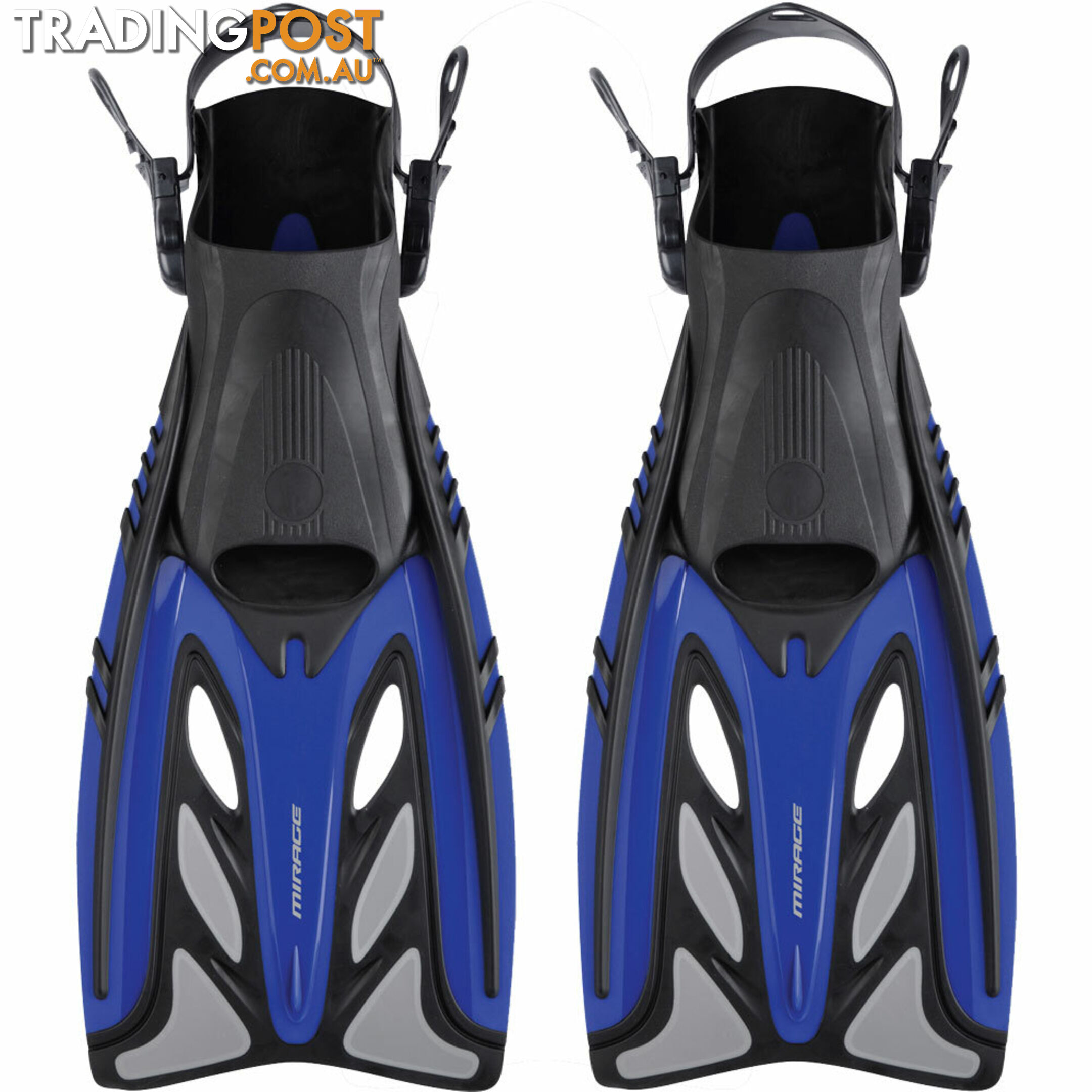 Mirage Crystal Fins - Open Heel - F9- - Mirage Watersports