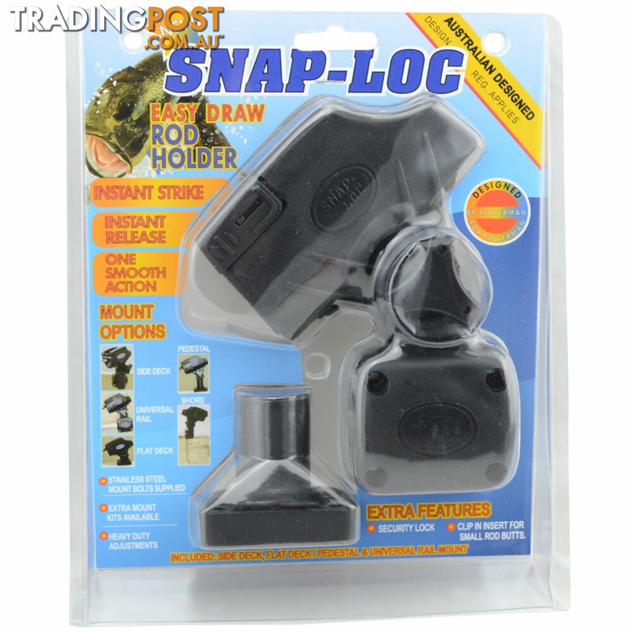 Snap-Loc Rod Holder Universal - 23SLRH - Fishing Gear Other - 9312961039625