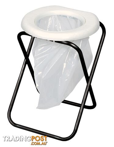 Portable Folding Toilet with Disposable Bags - CPT1 - Companion Brands - 9312652316202