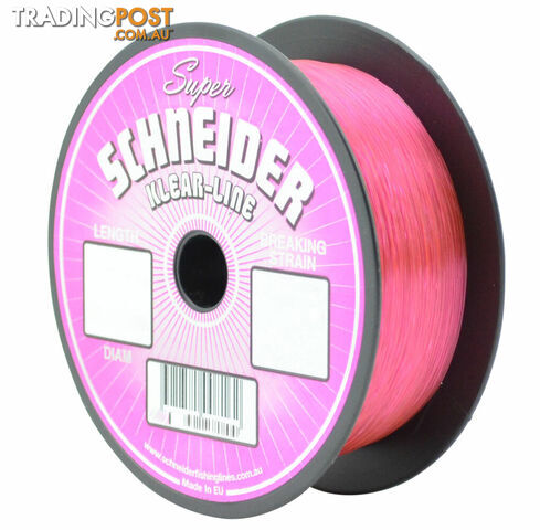 Schneider Pink Fishing Line 500 Metres - SCHPNK500 - Schneider Fishing Line