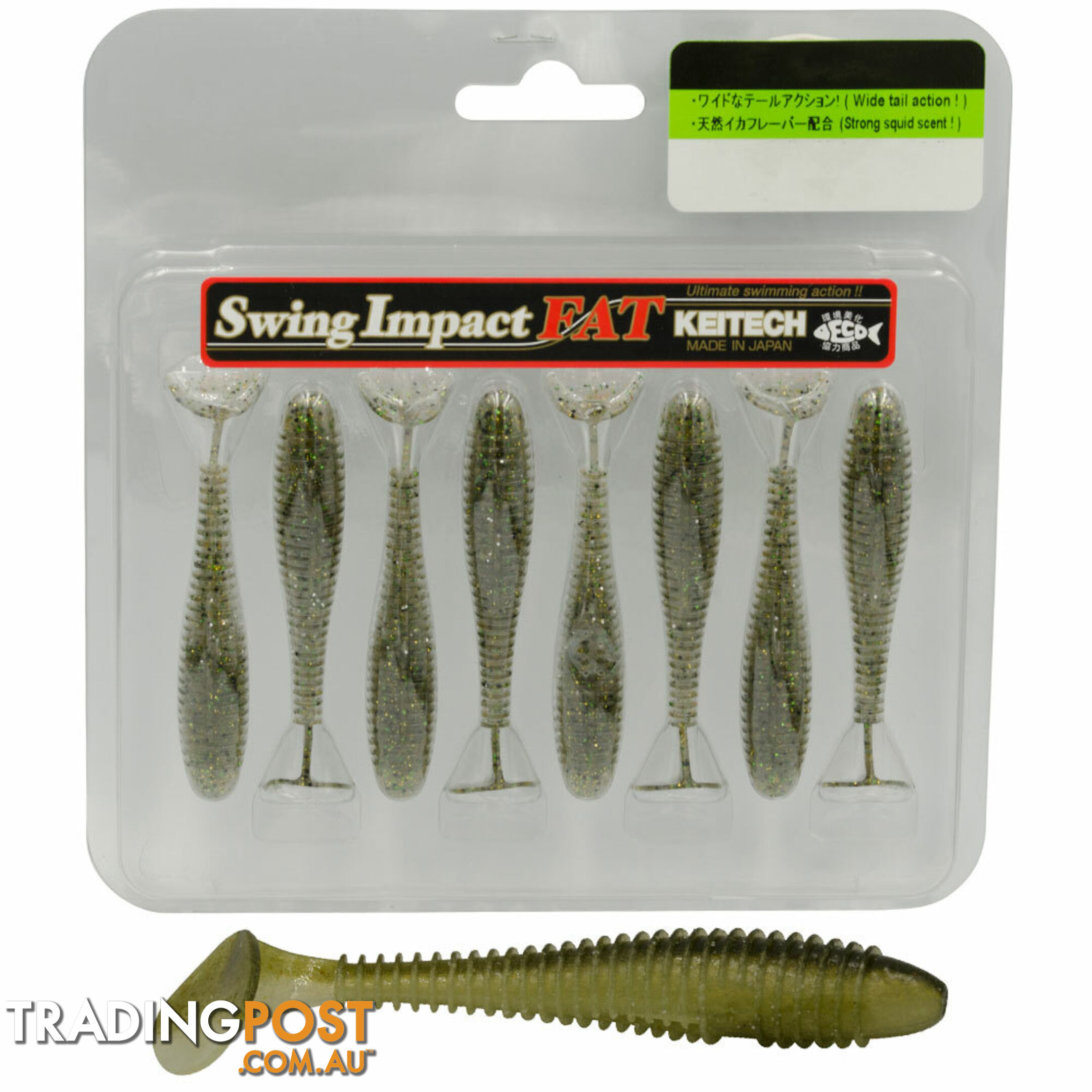 Keitech Swing Impact Fat Lures - KEISIF - Keitech