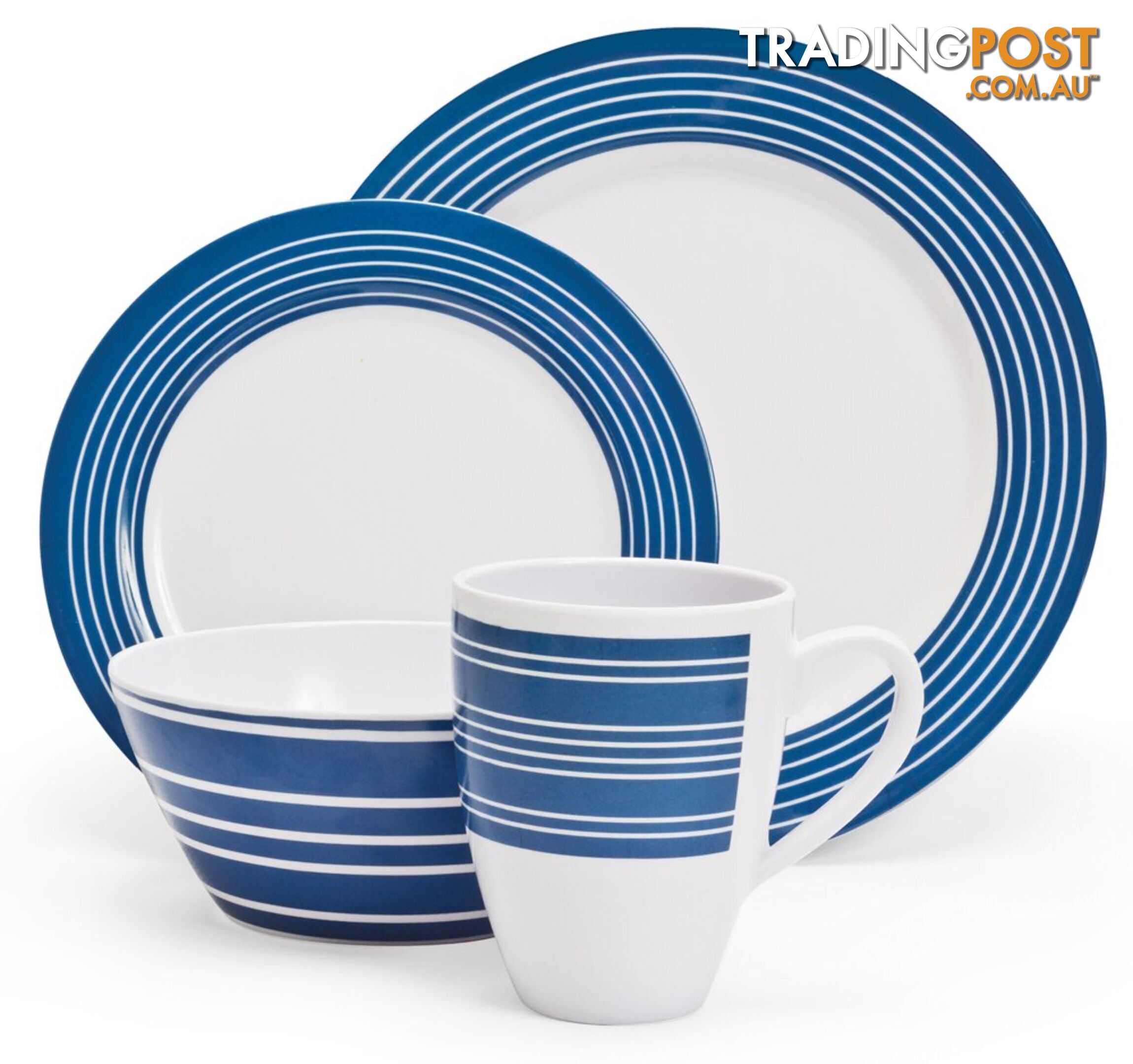 Campfire Melamine Dinner sets (16 piece larger mug set) - 727500NA - Campfire - 9312652076557