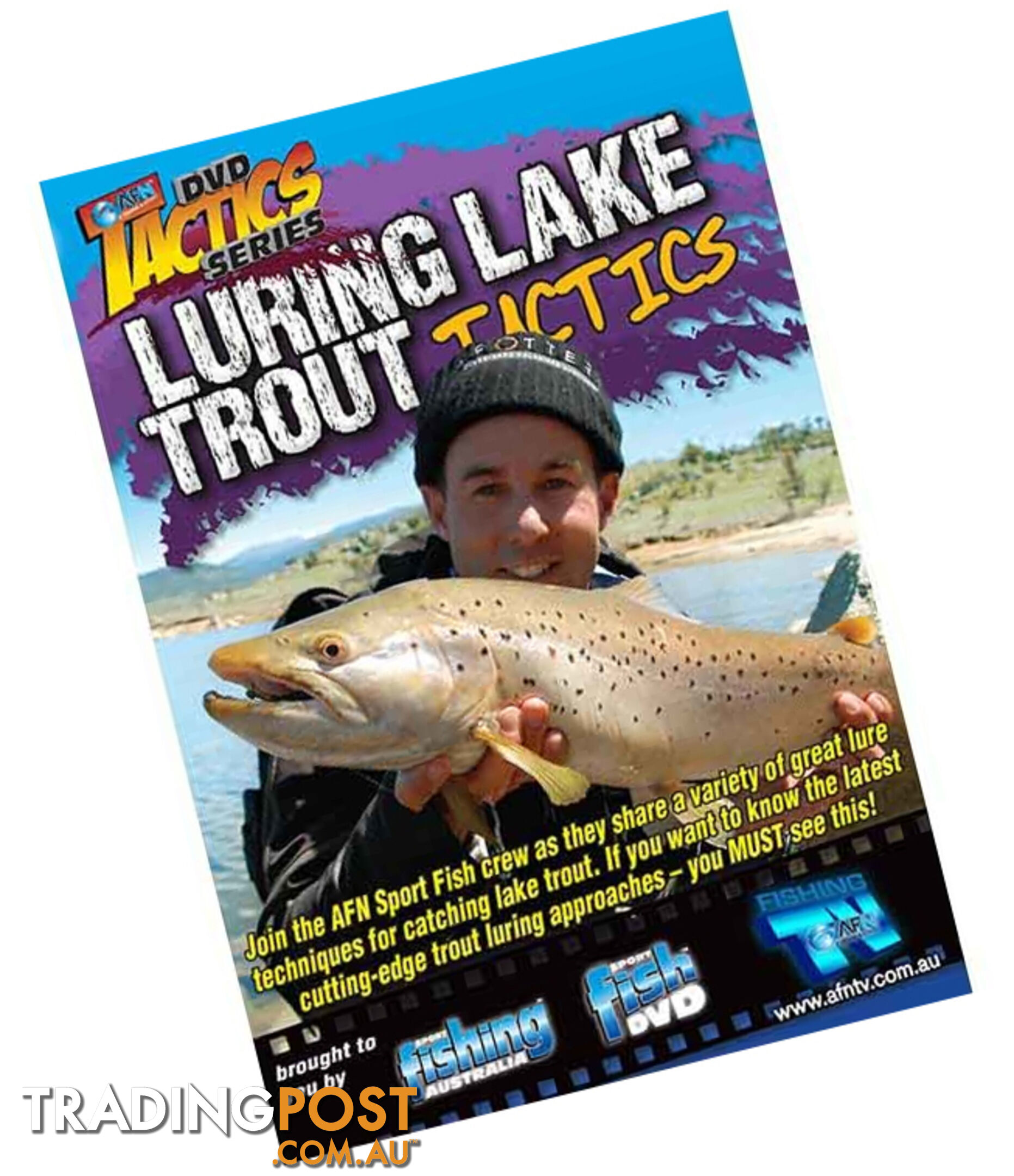 AFN Luring Lake Trout Tactics Fishing DVD - DVD3445 - AFN - 9313000023445