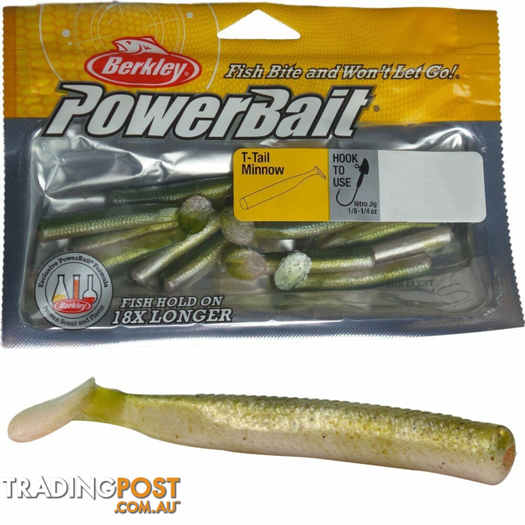 Berkley Powerbait T Tail Minnow Fishing Lures - PB-TT - Berkley