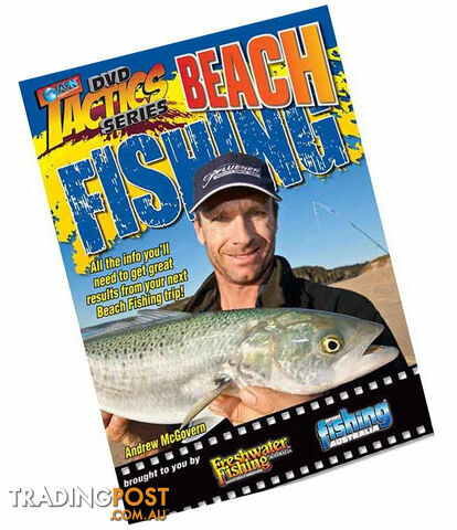 AFN Beach Fishing Tactics Fishing DVD - DVD5117 - AFN - 9313000065117