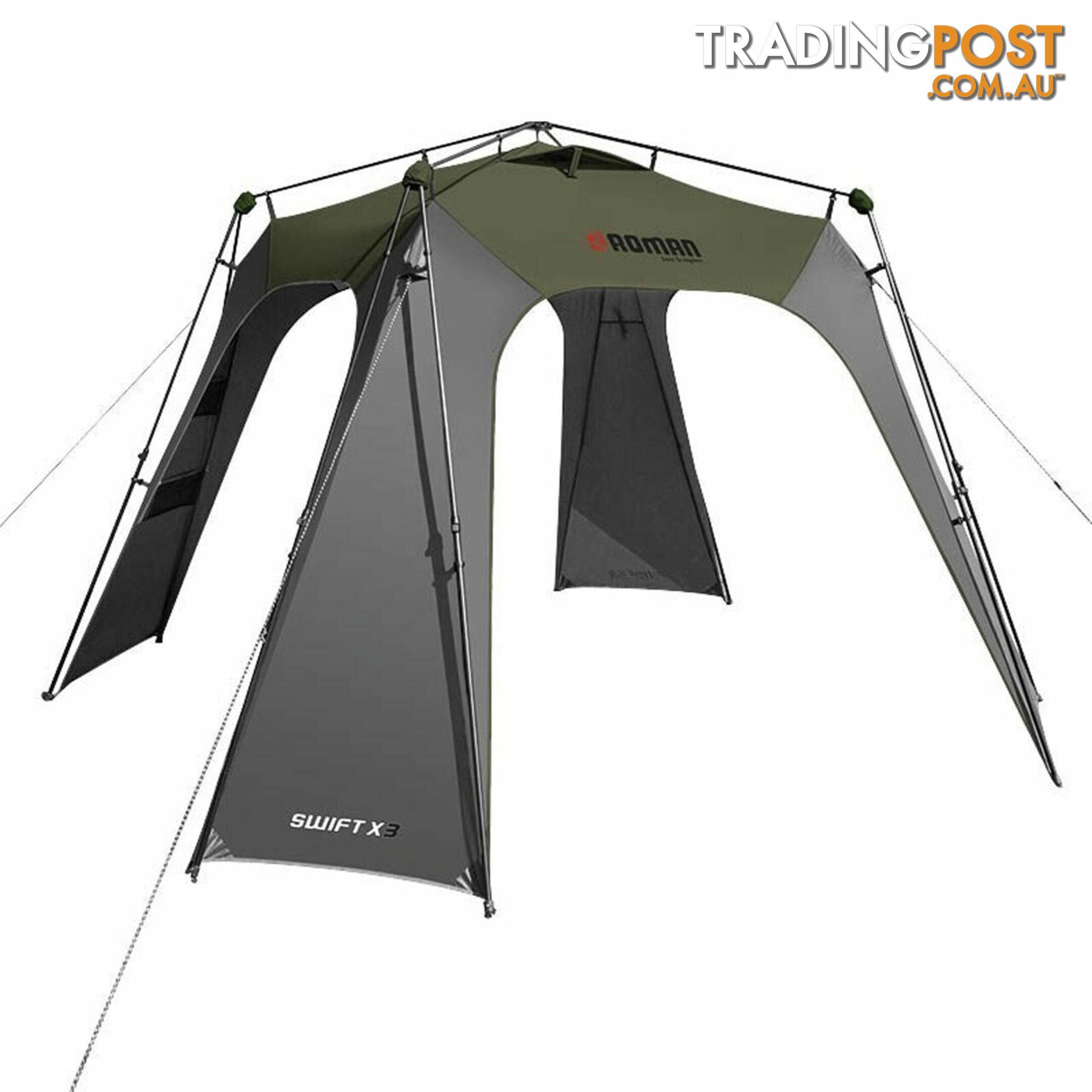 Roman Swift X3 Instant Sun Shelter Gazebo | SALE Over 50% OFF - ROM38089 - Roman Camping - 9312652094438