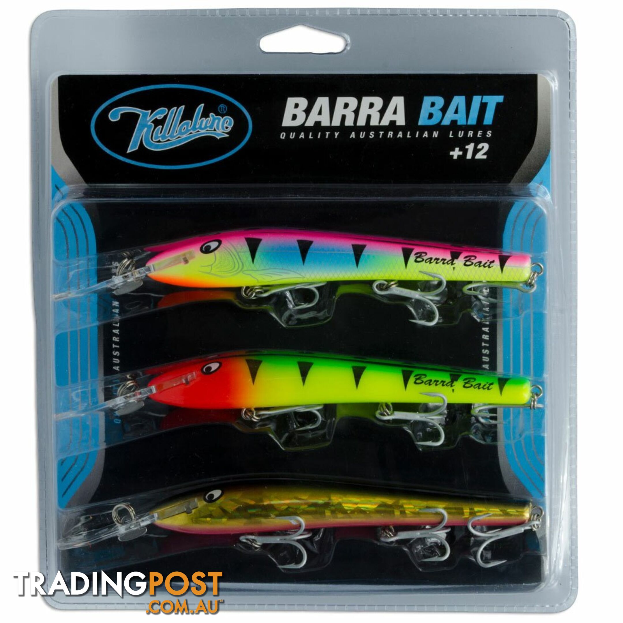 Killalure Barra Bait Value Pack of 3 Lures - 04KP02 - Killalure - 9313051909736