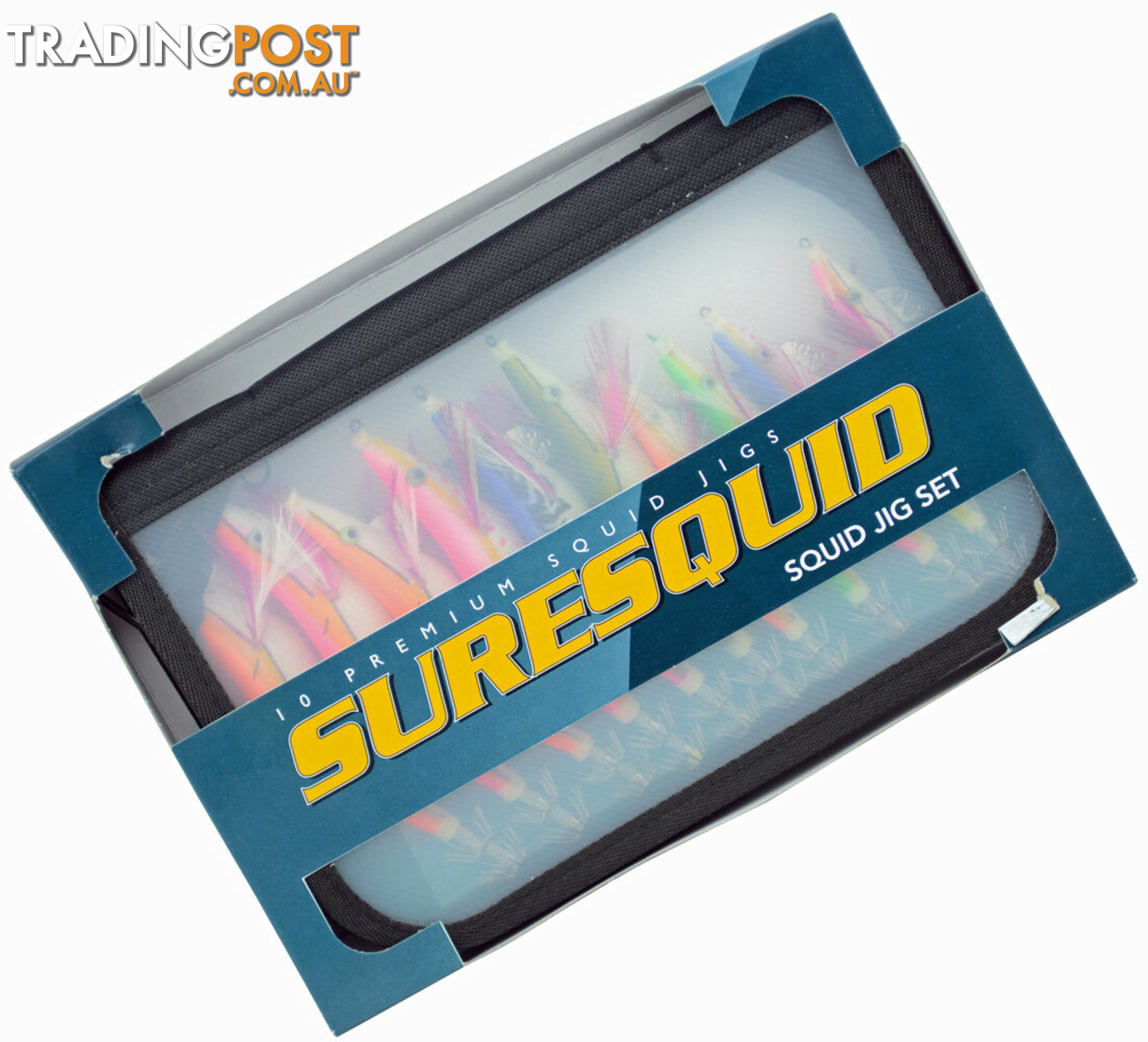 Surecatch Premium Squid Jigs 10 in a zip up bag special - LPSJL - Surecatch - 8887113225733