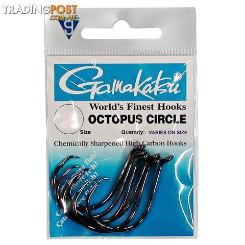 Pre Pack - Gamakatsu Octopus Circle Fishing Hooks - gam occ - Gamakatsu