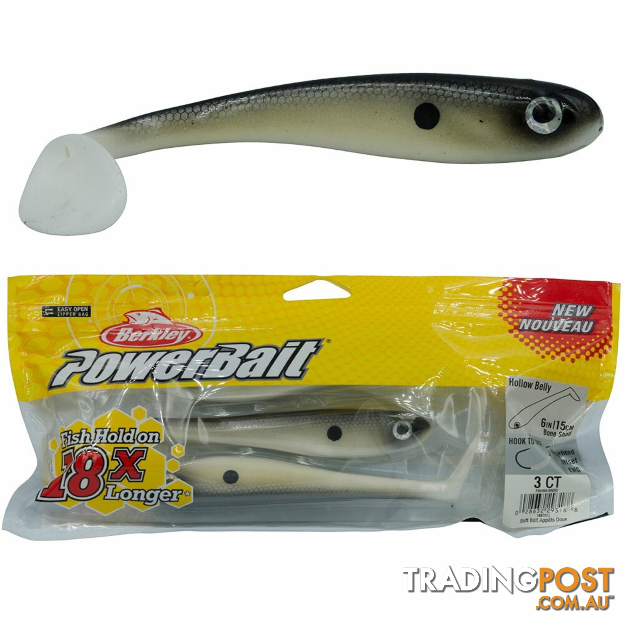 Berkley Powerbait Hollow Belly Lures - PBHBL - Berkley