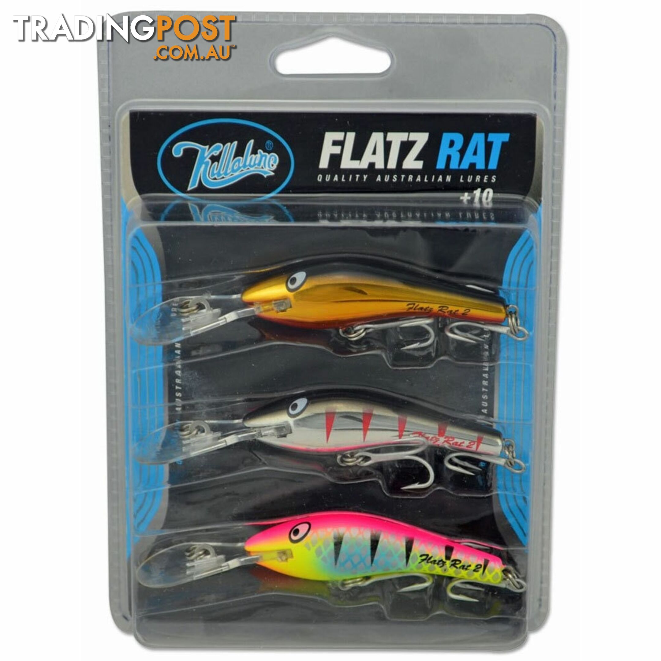 Killalure Flatz Rat Lures - Value Pack of 3 - 04KP01 - Killalure - 9313051909729