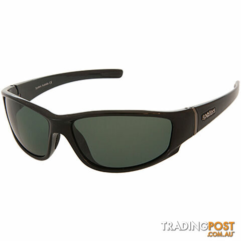 Spotters Cristo Sunglasses Gloss Black Frame CR39 Lens - Spotters Cristo CR39 - Spotters Sunglasses
