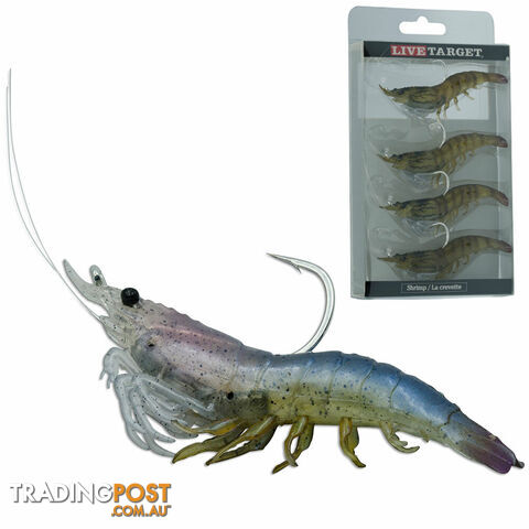 Live Target Shrimps - Soft Plastic Prawns - 42138 - Live Target