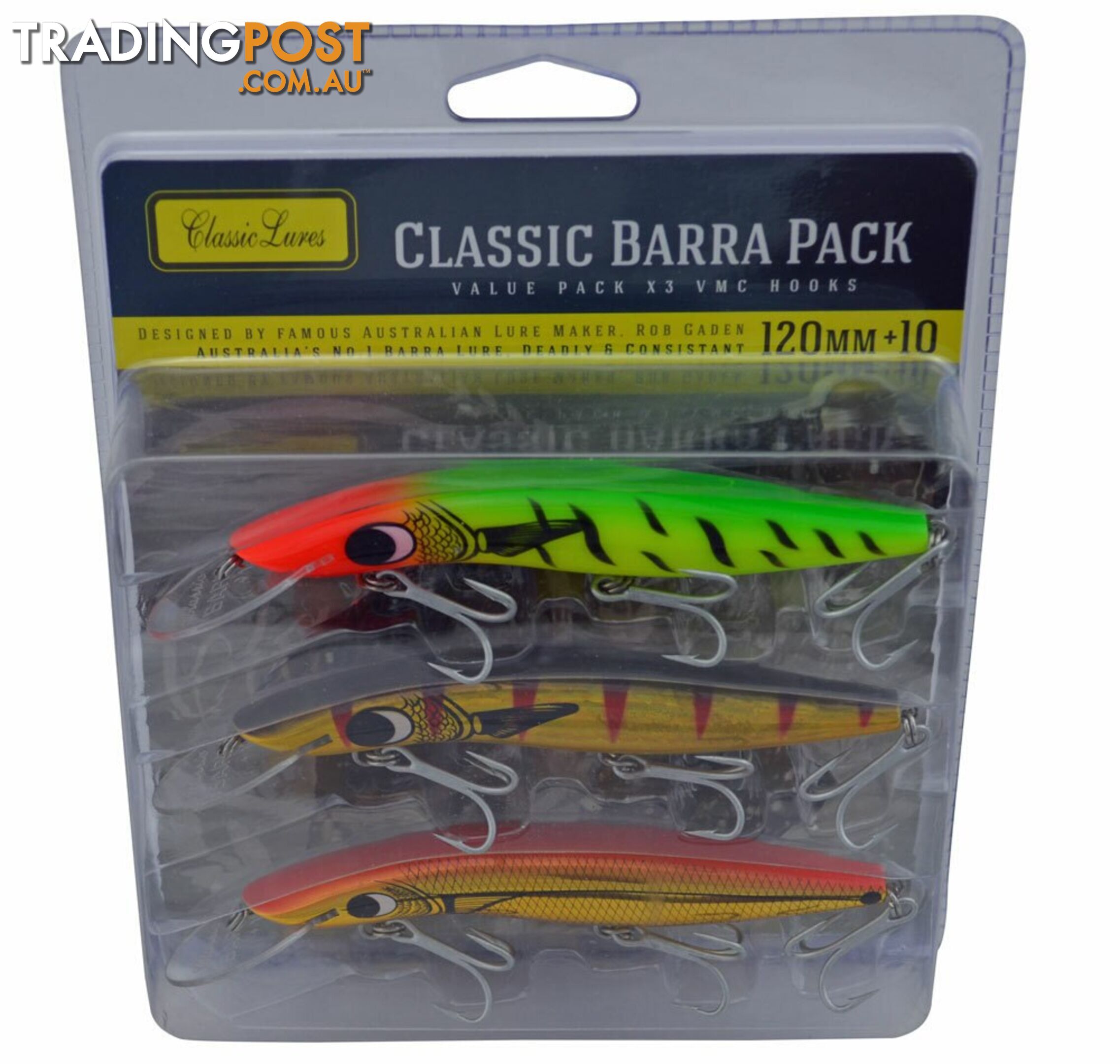 Classic Barra Pack - 3 Lures for Barramundi (120 size) - Classic-VP - Classic Lures