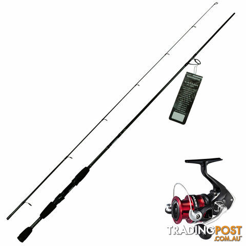 Shimano Catana 702 Estuary Fishing Rod with Sienna 2500 Fishing Reel - Cat702/2500SIE - Shimano