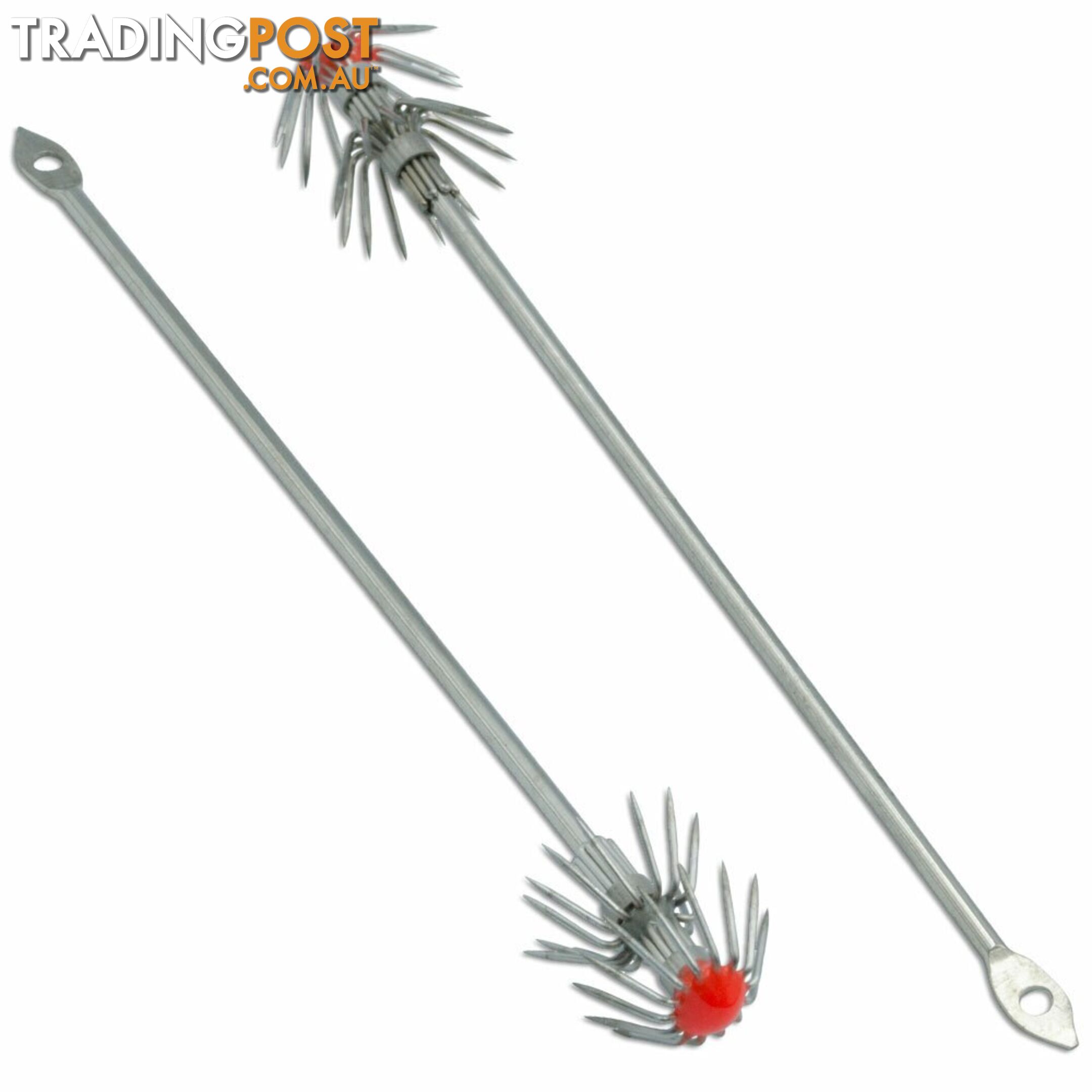 Squid Jig Squid Spike Pole - Pack of 2 - 309SCSJWS - Surecatch - 8887113038739