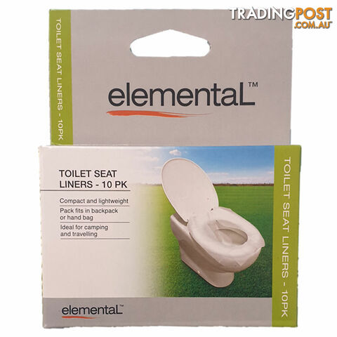 Elemental Toilet Seat Liners 10 Pack | Over 75% OFF - GMA1180 - Elemental - 9316533011804