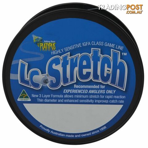 Platypus Lo Stretch Fishing Line (300 metre spool) - Platy-Lo - Platypus Line