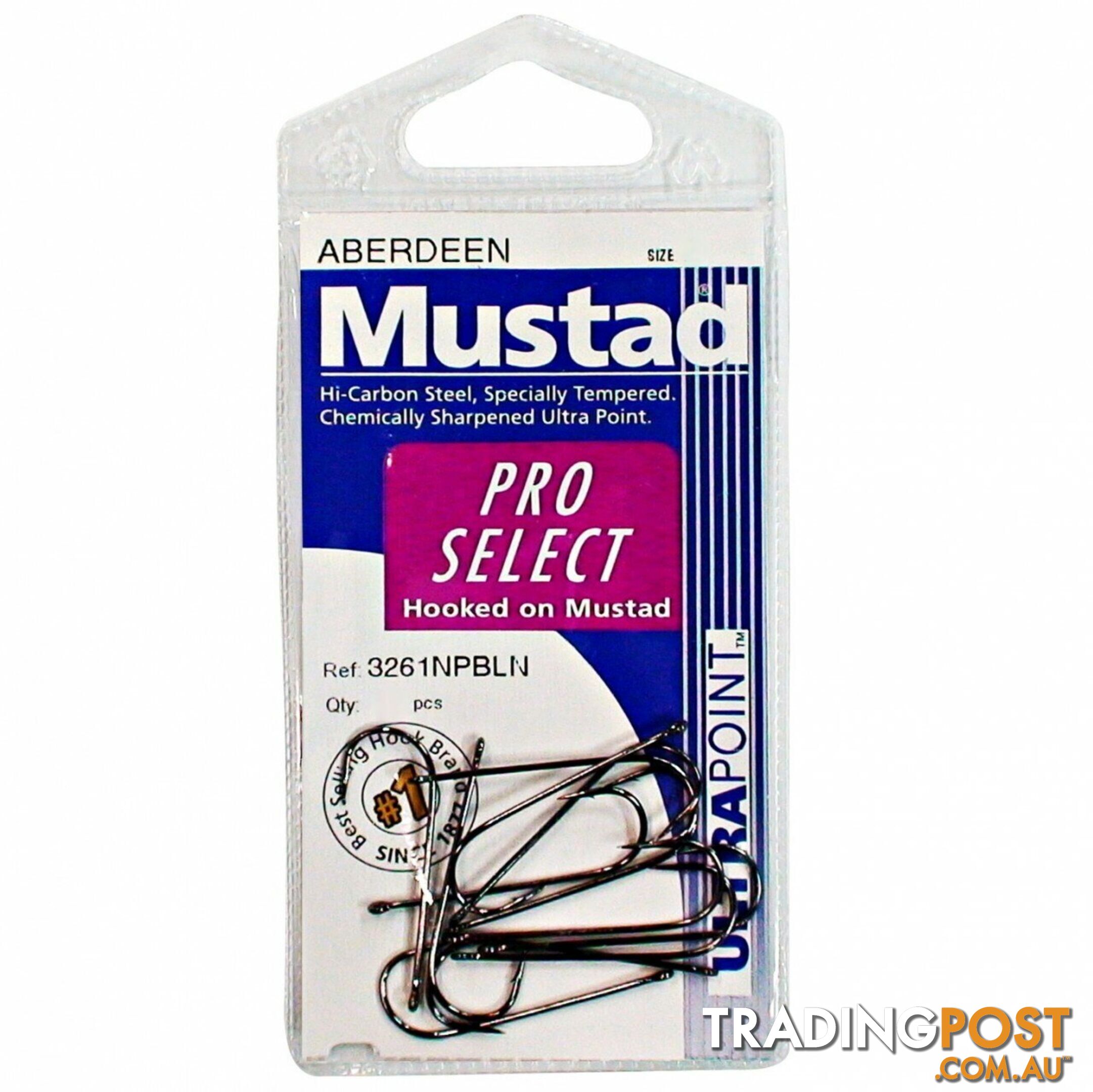 Mustad Aberdeen Fishing Hooks single Pack - ABERDEEN - Mustad Hooks