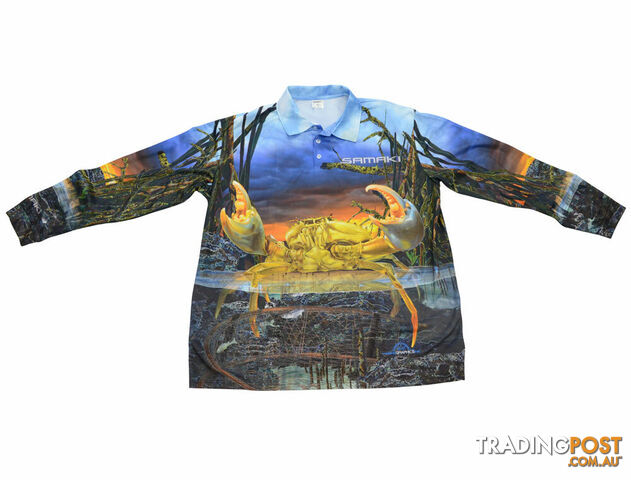 Samaki Mud Crab Fishing Shirt - SMCSHADULT - Samaki