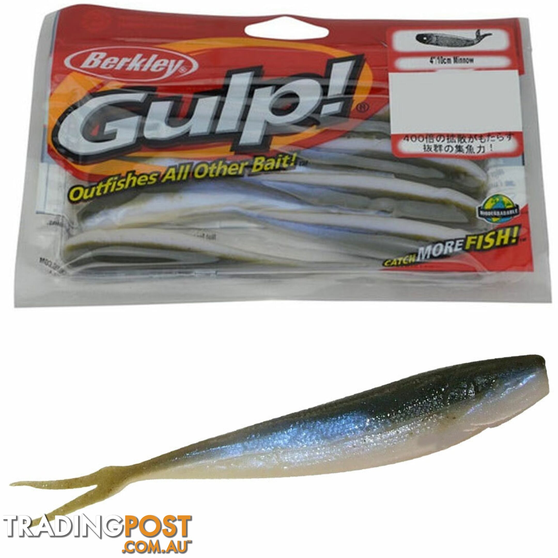 Berkley Gulp Minnow Lures - 3 in min - Berkley