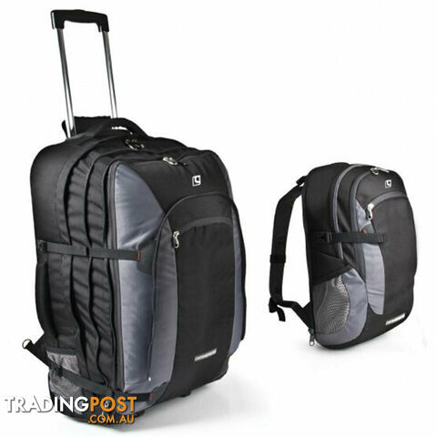 Companion TR70 Litre Trolley Bag With Detatchable 15L Day Pack | Over 50% OFF - COMPTR70BK - Companion Brands - 9312652037596