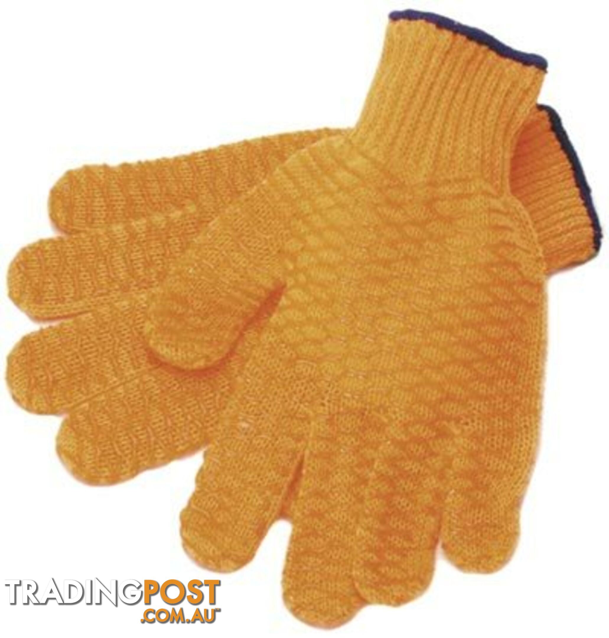 Fishing & Dive Glove - Orange Woven Nylon Soft PVC Mesh - 670GL2 - Fishing Gear Other - 9325132011931