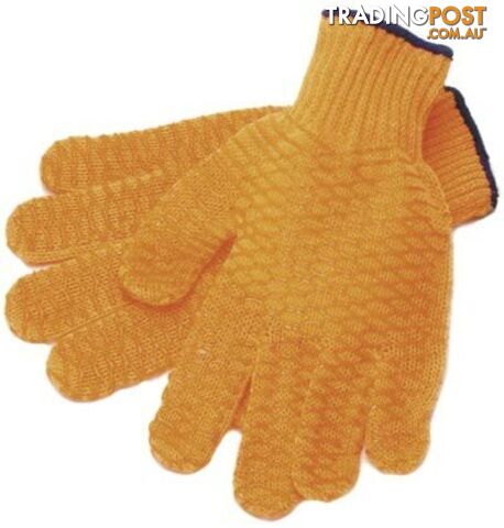 Fishing & Dive Glove - Orange Woven Nylon Soft PVC Mesh - 670GL2 - Fishing Gear Other - 9325132011931