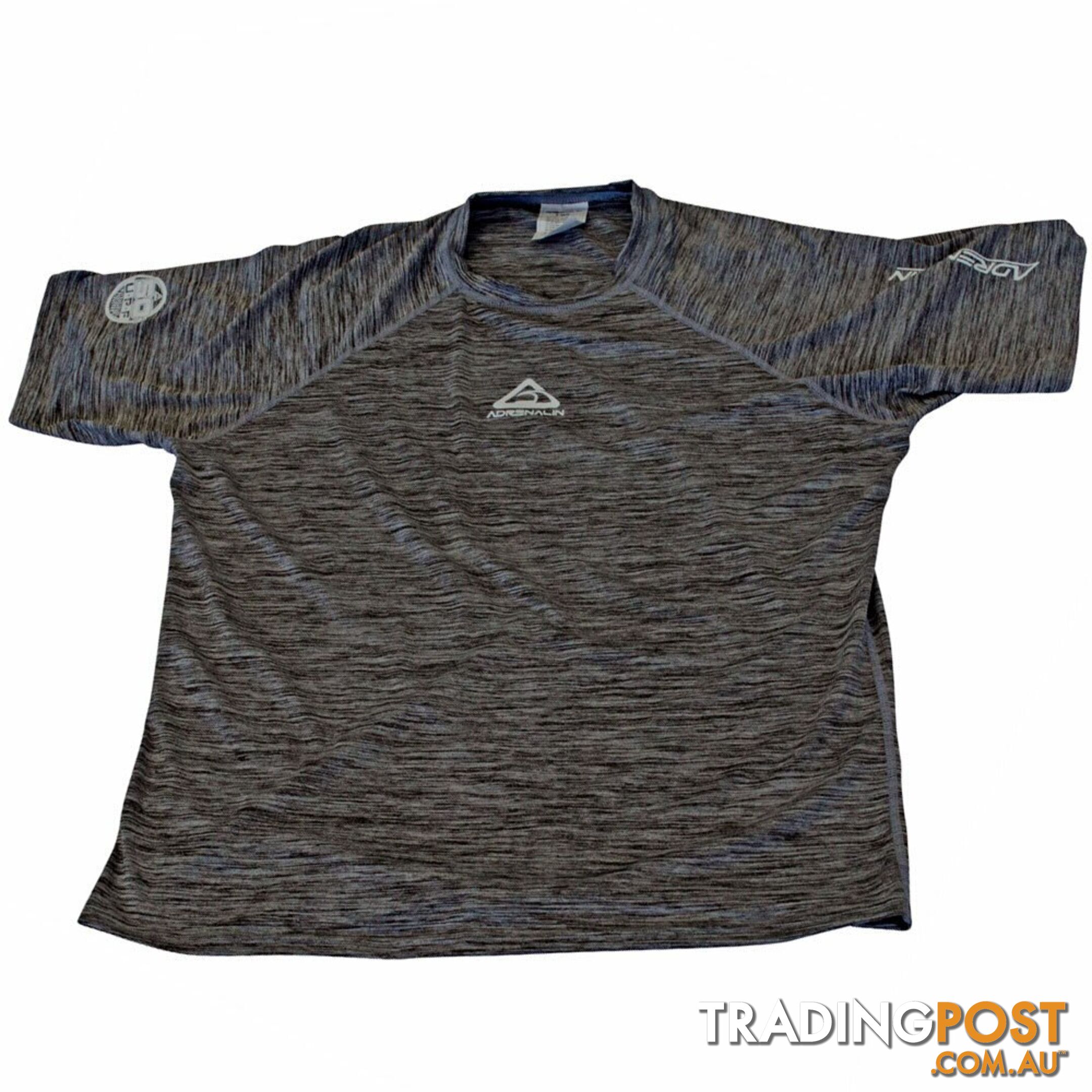 Adrenalin Surf T-Shirt Rash Vest Marl Grey - MGRASH - Adrenalin