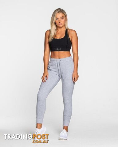 Muscle Republic Ladies Prime Trackpants Grey Marle - Sportsmans Warehouse -...