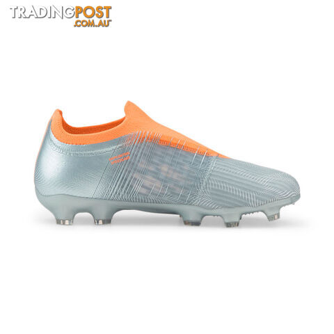 Puma Ultra 3.4 FG/AG Kids Footy Boot - Silver - PUMA