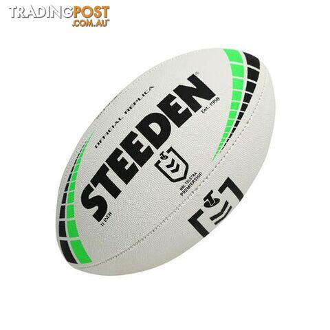 Steeden 11 Inch Mini 2021 NRL Premiership Replica Ball - STEEDEN - 9312555362153