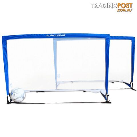 Alpha Gear Square 5Ft Pop Up Goals - 2 in one carry bag - ALPHA GEAR -...