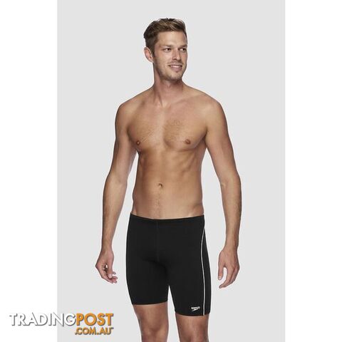 Speedo Mens End+ Logo Waterboy Jammer - Black/White - SPEEDO