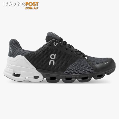 On Cloudflyer Mens Running Shoe - Black/White - ON - 7630040574310