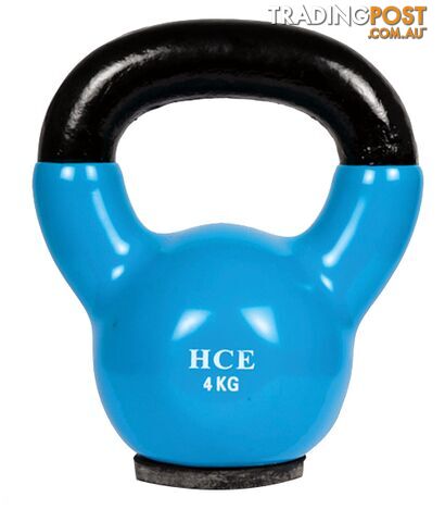 Veo/HCE Vinyl Dipped 4kg KettleBell- Sky Blue - HCE - 2200000820013