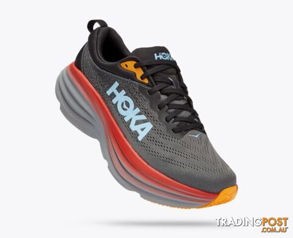 Hoka Bondi 8 Mens Running Shoe - Anthracite/Castlerock - HOKA