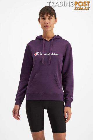 Champion Womens Ch Script Hoodie - CHAMPION