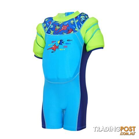 Zoggs Sea Saw WaterWings Floatsuit Adj Buoyancy - Aqua - ZOGGS