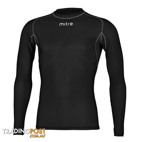 Mitre Youth Neutron LS Compression Top - Black - MITRE