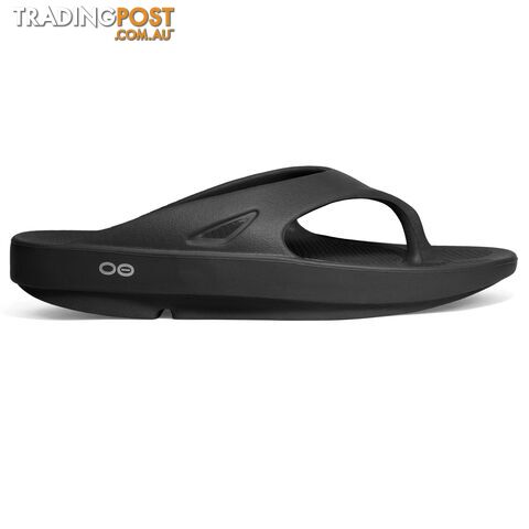 Oofos Unisex Ooriginal Thong -Black - OOFOS - 848282002127