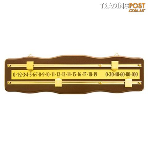 Formula Sports Scoreboard 2 Player (Oak & Brass) - FORMULA SPORTS -...
