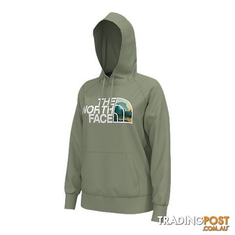 The North Face Womens Half Dome Pullover Hoodie - Tea Green - THE NORTH FACE